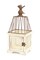 Melrose 14" Tea Garden Elegant Oiseau Distressed Rustic Wooden Bird Cage Decoration
